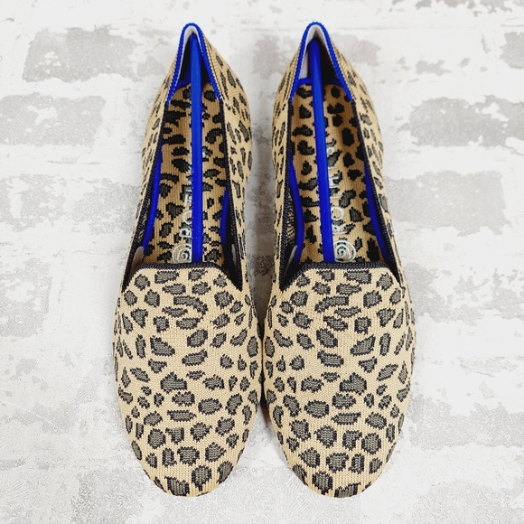 Rothy's Shoes - New Rothy's Spotted The Loafer Leopard Print Slip On Round Toe Loafers O546